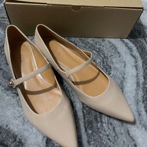 J Crew Neutral Ballet Flats